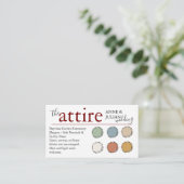 Red The Attire QR Code enclosure Card  エンクロージャーカード (スタンド正面)