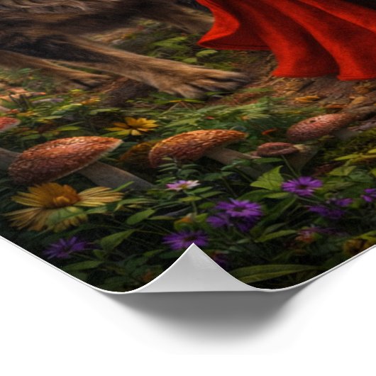 "Red & The Wolf" (2) ポスター (角)