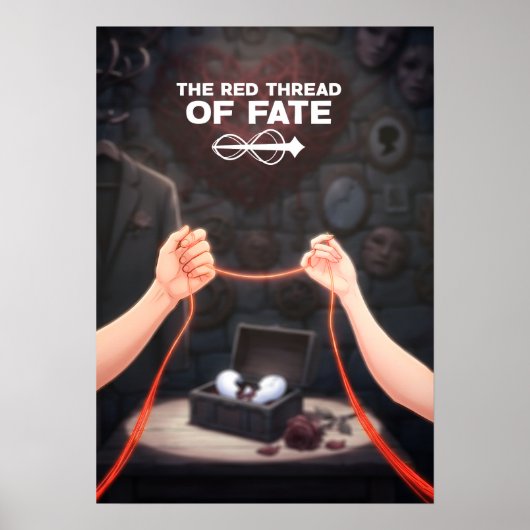 Red Thread of Fate Heartbreak Gothic Fantasy ポスター (正面)