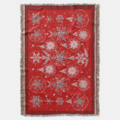 Red Throw  スローブランケット (正面縦)