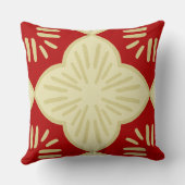 Red tile pattern クッション (裏面)