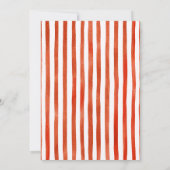 Red Tis The Season to Be Married Bridal Shower 招待状 (裏面)