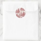Red Toile ラウンドシール (バッグ)