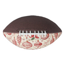 Red Toile Chinoiserie Christmas Ornaments