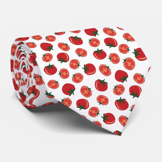 Red tomato pattern ネクタイ (ロール)