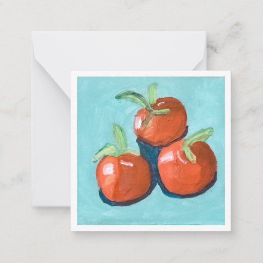 Red Tomatoes ノートカード (正面)