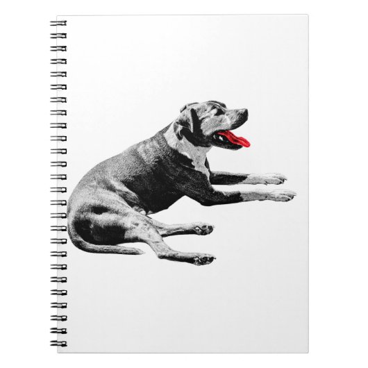 Red-Tongue Lounger付きノート ノートブック (正面)