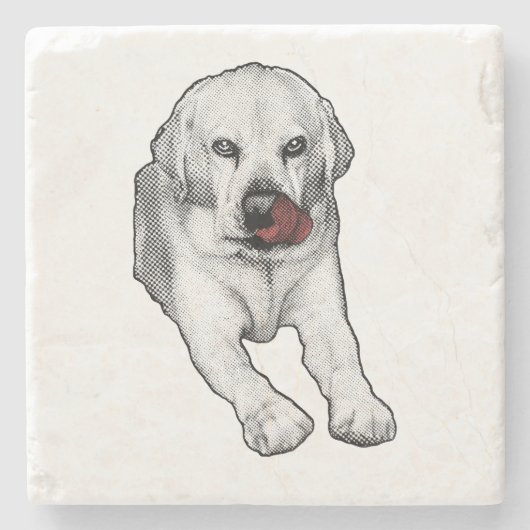 Red tongue, merry pause ストーンコースター (正面)