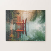 Red Torii and Light – Japanese Temple Puzzle ジグソーパズル (横)