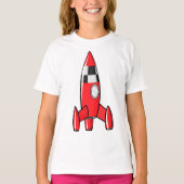 Red Toy Rocket T-Shirt Tシャツ (正面)