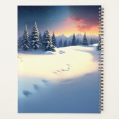 Red Train Christmas Tree Holiday Planner プランナー手帳 (裏面)