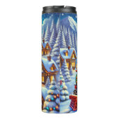 Red Train Festive Gingerbread Village タンブラー (裏面)