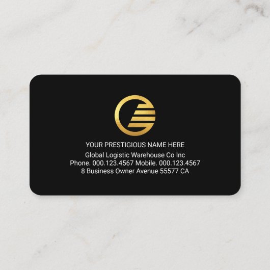 Red Trapezium Grey Layers Business Owner 名刺 (裏面)