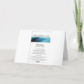 Red Trees 2025 - Christmas/Holiday Card サンキューカード (裏面)