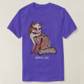 Red Tribal Fo Ape Native American Artwork Style Tシャツ (デザイン正面)