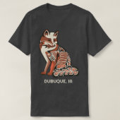 Red Tribal Fo Dubuque Native American Artwork Tシャツ (デザイン正面)