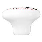 Red Truck Design Personalised セラミックノブ (側面)