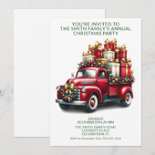 Red Truck Presents 緑の党 招待状 (正面/裏面)