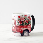 Red Truck Valentines モーフィングマグカップ (正面右)