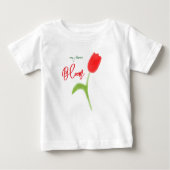 Red tulip ベビーTシャツ (正面)