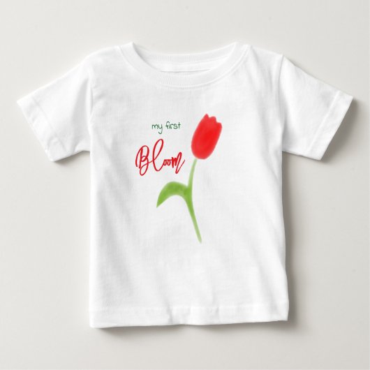 Red tulip ベビーTシャツ (正面)