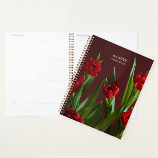 Red Tulip Dreams Planner プランナー手帳 (ディスプレー)