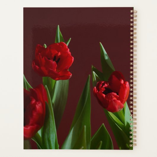 Red Tulip Dreams Planner プランナー手帳 (裏面)