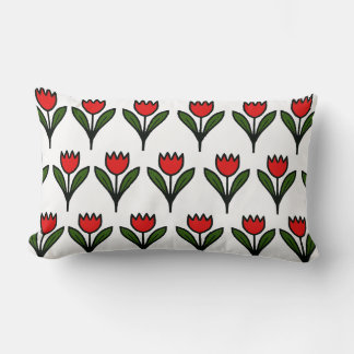 red tulip pillow ランバークッション