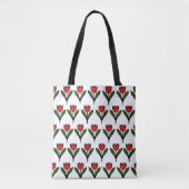 red tulip tote bag トートバッグ (正面)