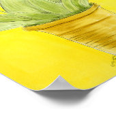 Red tulips in a pot  ポスター (角)