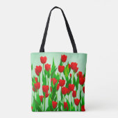 Red Tulips Tote Bag トートバッグ (裏面)