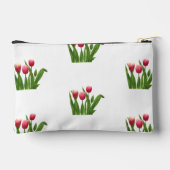 Red Tulips with Greenery アクセサリーポーチ (裏面)
