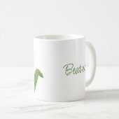 Red Tulips with Greenery コーヒーマグカップ (正面右)