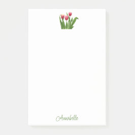 Red Tulips with Greenery ポストイット