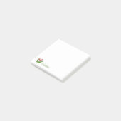 Red Tulips with Greenery Notes ポストイット (アングル)