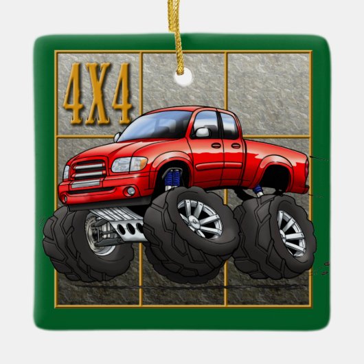 Red_Tundra セラミックオーナメント (正面)