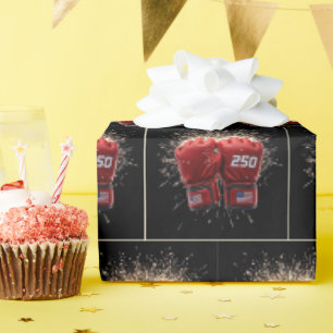Red UFC Fight Glove For USA 250誕生日 ラッピングペーパー