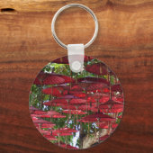 Red Umbrellas in the Sky - Asian Keychain キーホルダー (正面)