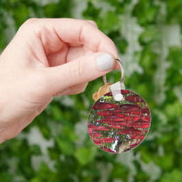 Red Umbrellas in the Sky - Asian Keychain キーホルダー