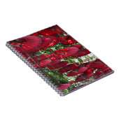 Red Umbrellas in the Sky - Asian Spiral Notebook ノートブック (右側)