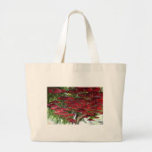Red Umbrellas in the Sky - Asian Tote Bag ミニトートバッグ (正面)