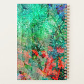 Red unique abstract planner,Delight bright lovely プランナー手帳 (裏面)