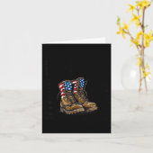 Red until come home fridays military support カード (黄色い花)