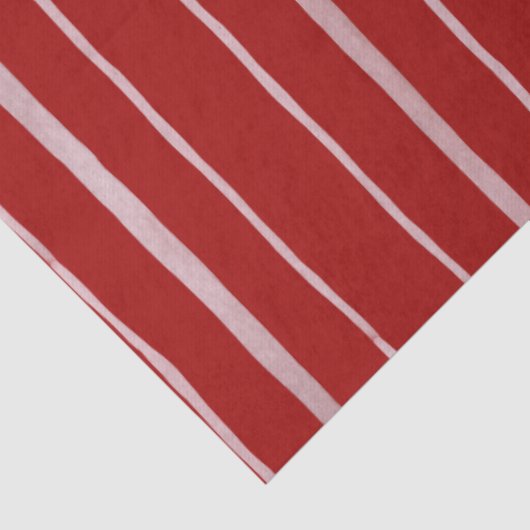 Red Valentine Hand Drawn Stripe Pattern 薄葉紙 (詳細)