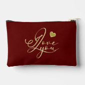 Red Valentine's Day Gifts アクセサリーポーチ (裏面)