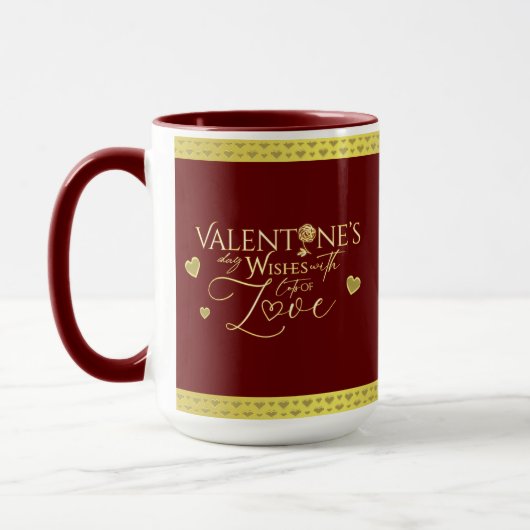 Red Valentine's Day Gifts マグカップ (左)