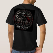 RED VEIL DAWN - モメント・モリ Tシャツ (裏面)