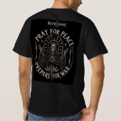 RED VEIL DAWN - 戦いの手ほどき Tシャツ (裏面)