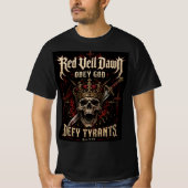 RED VEIL DAWN - 暴君など存在しない Tシャツ (正面)