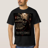 RED VEIL DAWN - 神の鎧 Tシャツ (正面)